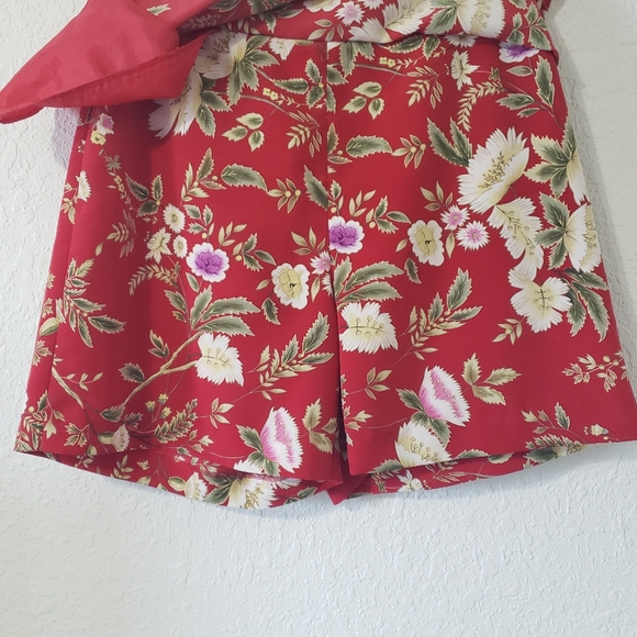 EP Pro Red Floral Golf Skort size 6 Chinoiserie - Picture 12 of 14